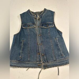 free people jeans vest , size m, women